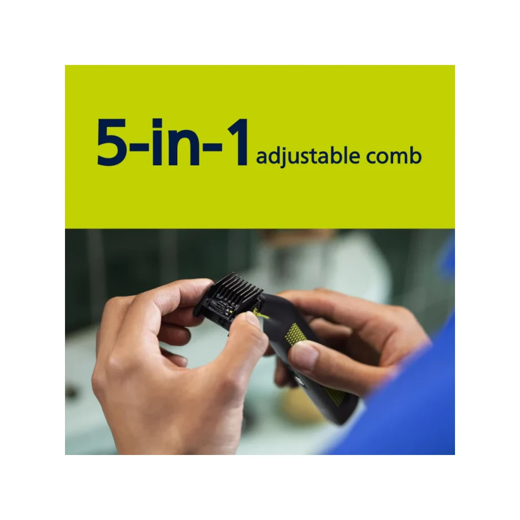 Philips Afeitadora OneBlade Pro QP6506/15 negro, cal - cabezal de repuesto = sustituir cada 4 meses; compatibles QP210