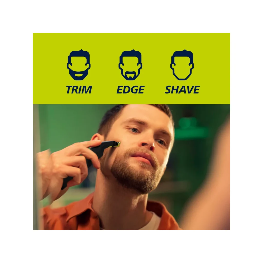 Philips Afeitadora OneBlade Pro QP6506/15 negro, cal - uso en mojado y seco = Sí, resistente al agua | se puede usar en la