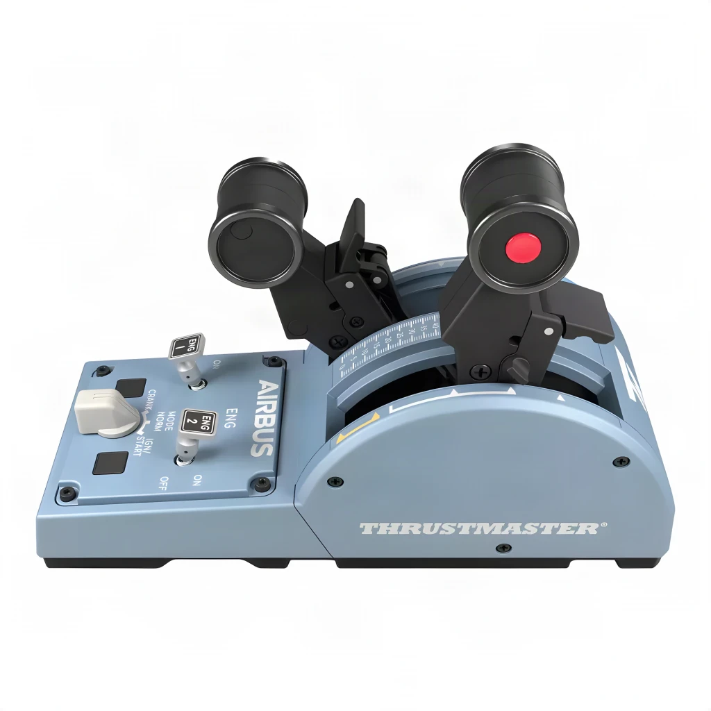 Thrustmaster Cuadrante de aceleración TCA Quadrant Airbus Edition negro, azul - detalle 2