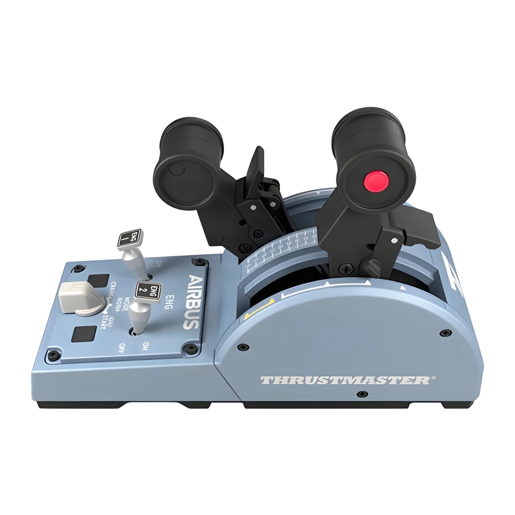 Thrustmaster Cuadrante de aceleración TCA Quadrant Airbus Edition negro, azul - tipo de dispositivo = Simulador de Vuelo (PC
