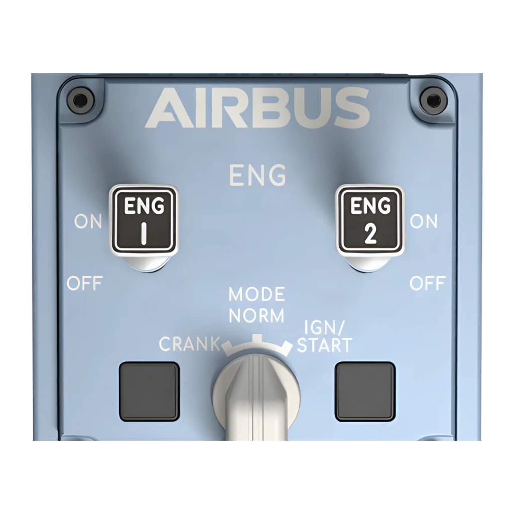 Thrustmaster Cuadrante de aceleración TCA Quadrant Airbus Edition negro, azul - cantidad de botones = 16 | 16 botones