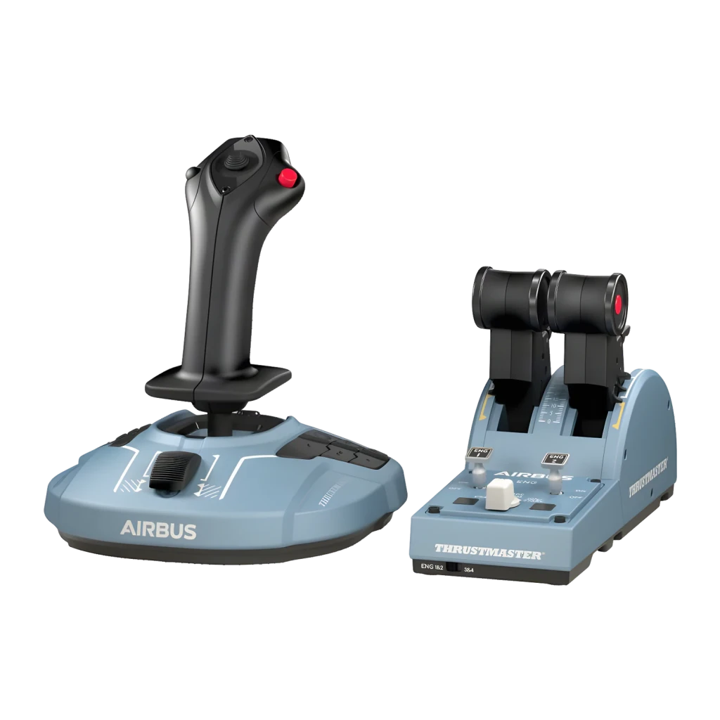 Thrustmaster Joystick TCA Officer Pack Airbus Edition negro, bleu - détail 2