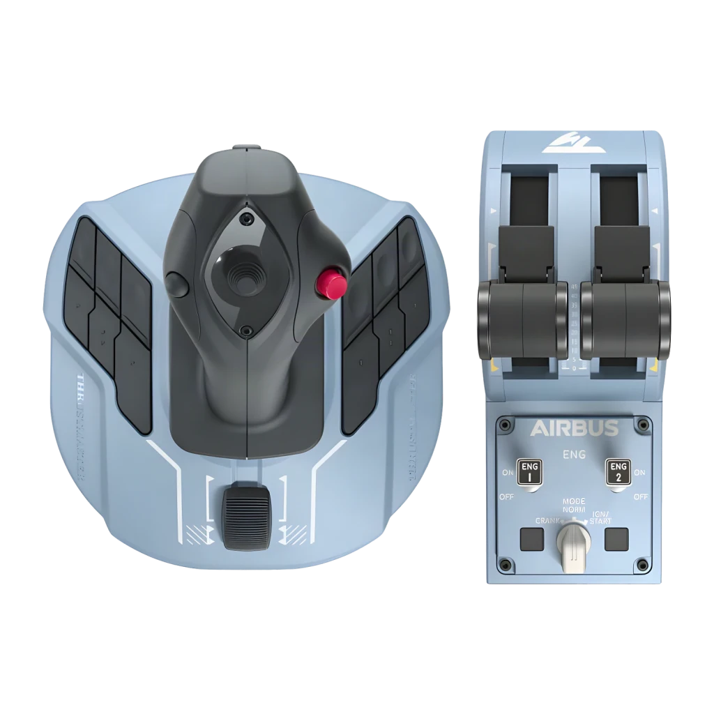Thrustmaster Joystick TCA Officer Pack Airbus Edition negro, bleu - détail