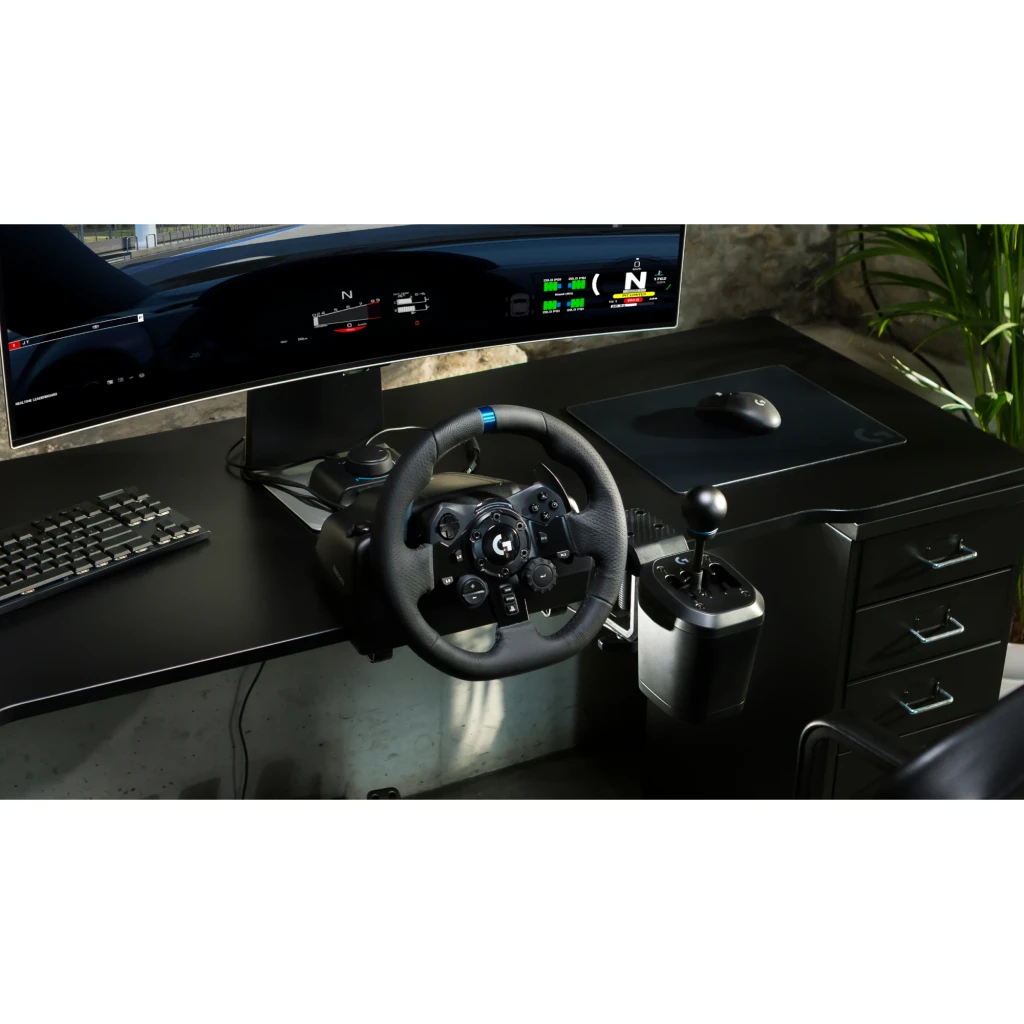 Logitech Palanca de cambios G RS H-Shifter negro - detalle