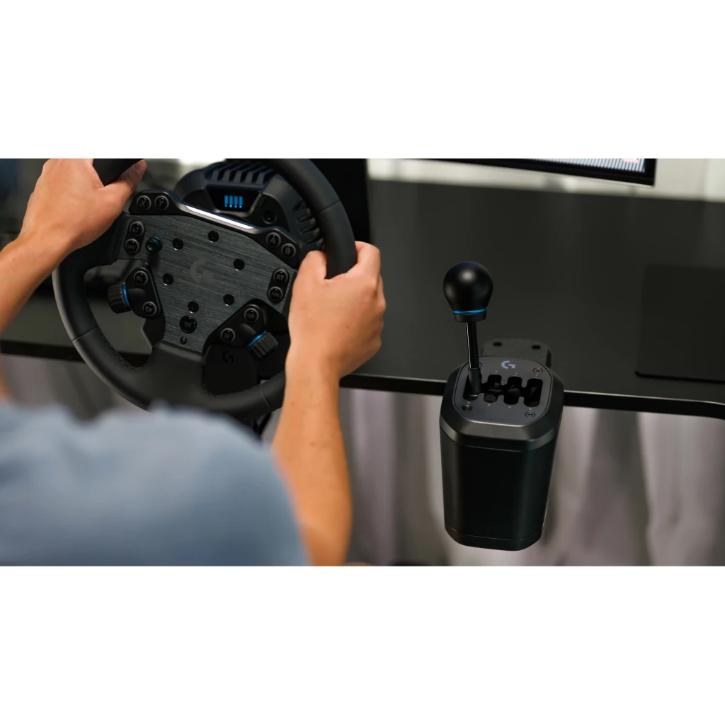 Logitech Palanca de cambios G RS H-Shifter negro - dimensiones = 136 × 114 × 157 mm | tamaño compacto; conviene medir el