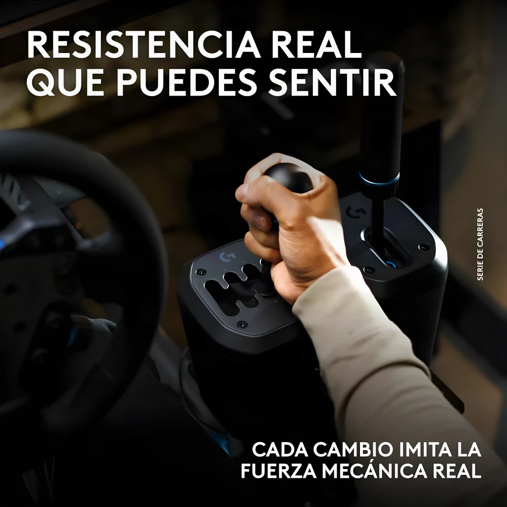 Logitech Palanca de cambios G RS H-Shifter negro - detalle 2