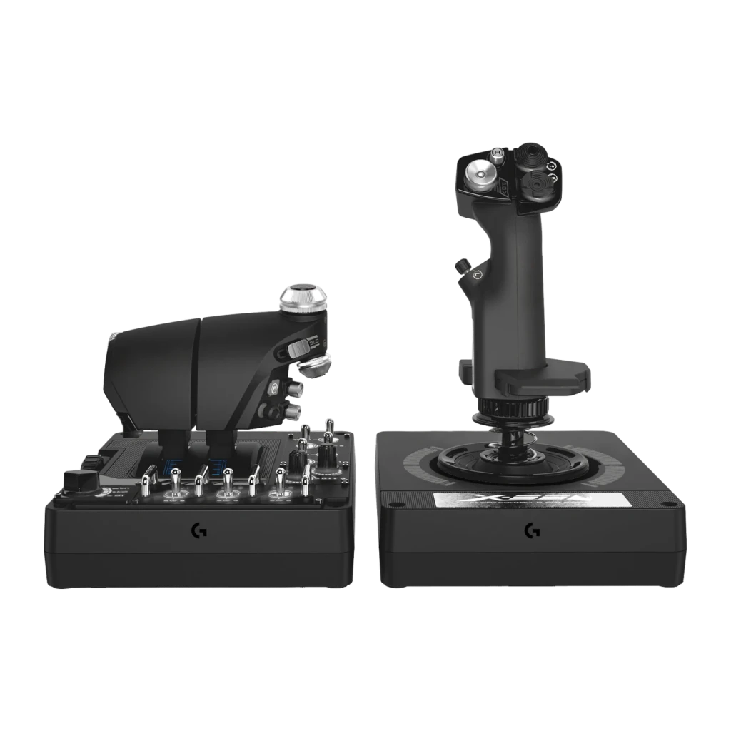 Logitech Joystick Pro Flight X56 Rhino HOTAS negro - tipo de dispositivo = Simulador de Vuelo (HOTAS, dos piezas