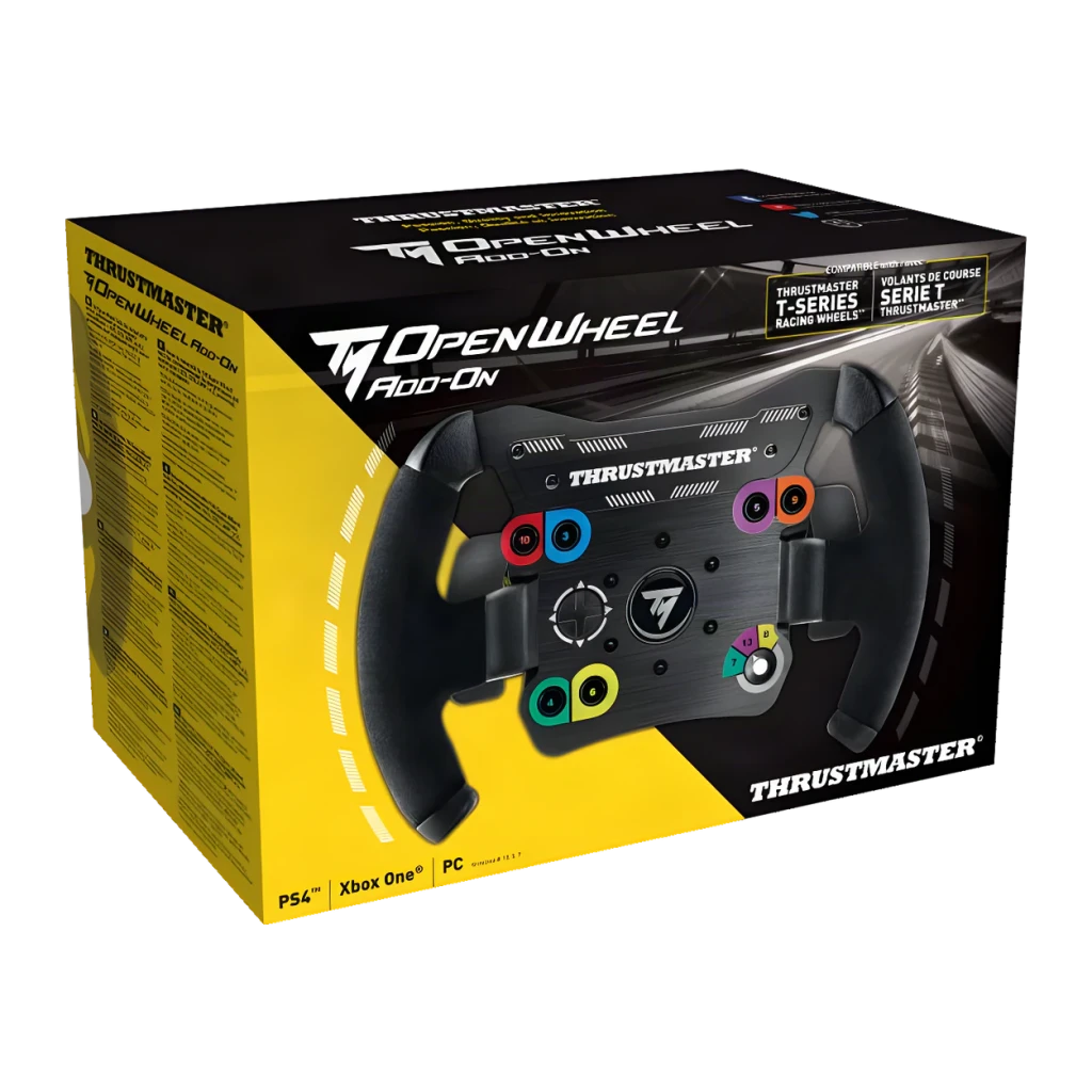 Thrustmaster Volante adicional Open Wheel Add-On negro - peso = 864 g | dentro de lo habitual para un volante adicional de