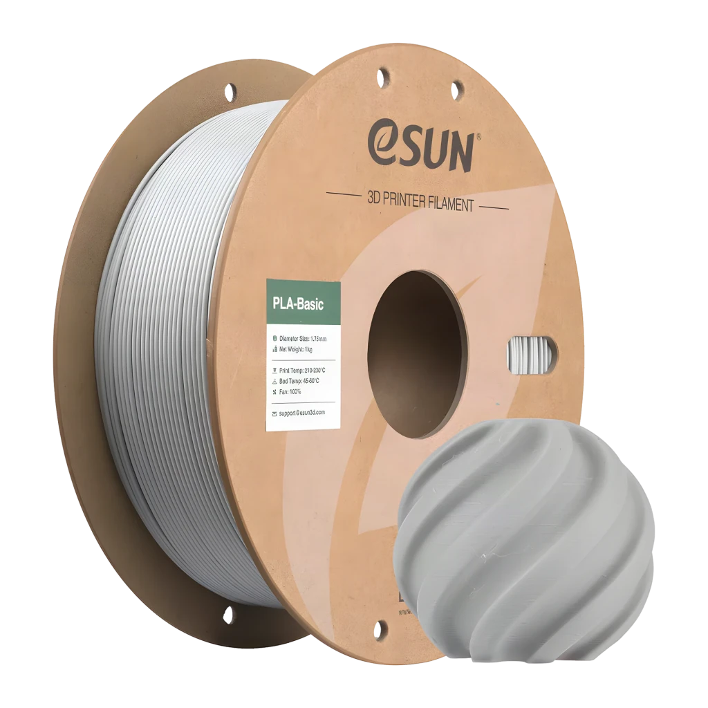 eSUN Filamento PLA Basic 1,75 mm Gris Concreto 1 kg - vista principal