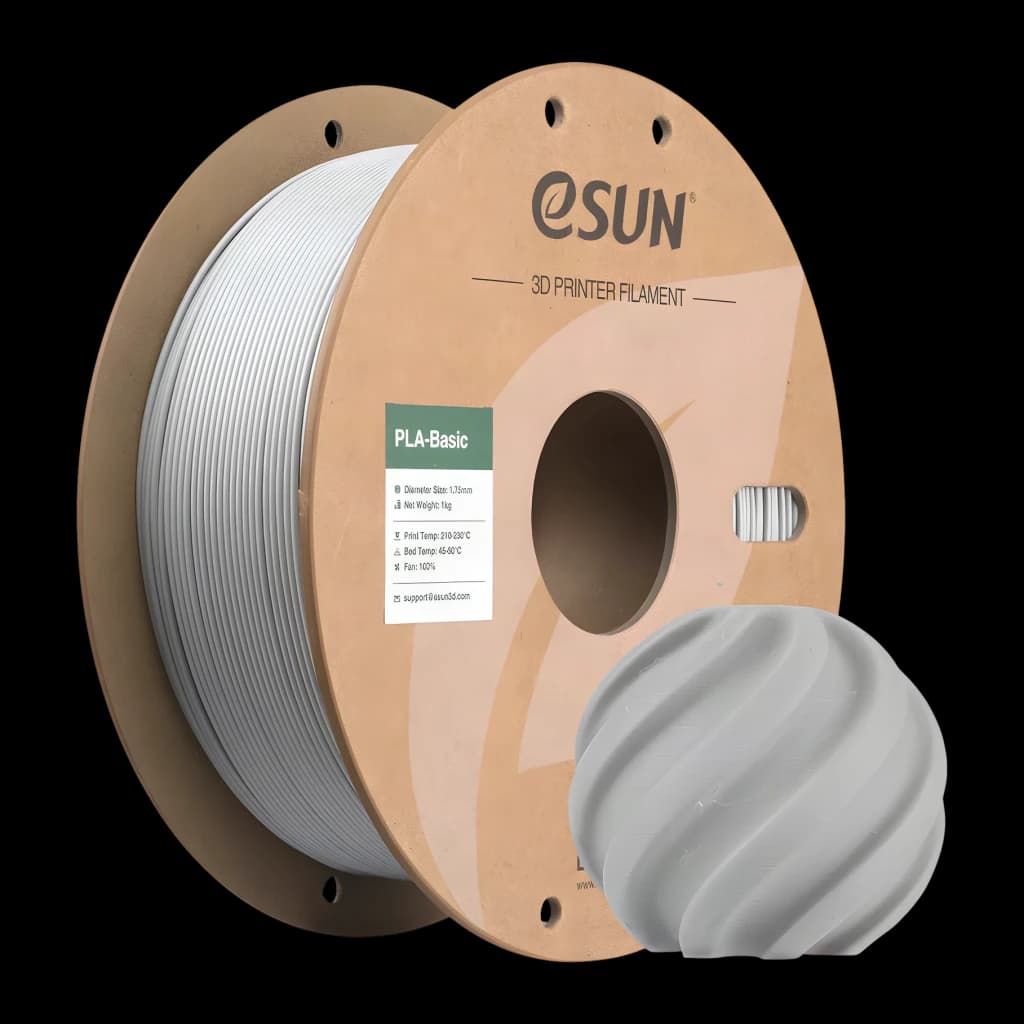 eSUN Filamento PLA Basic 1,75 mm Gris Concreto 1 kg - vista principal