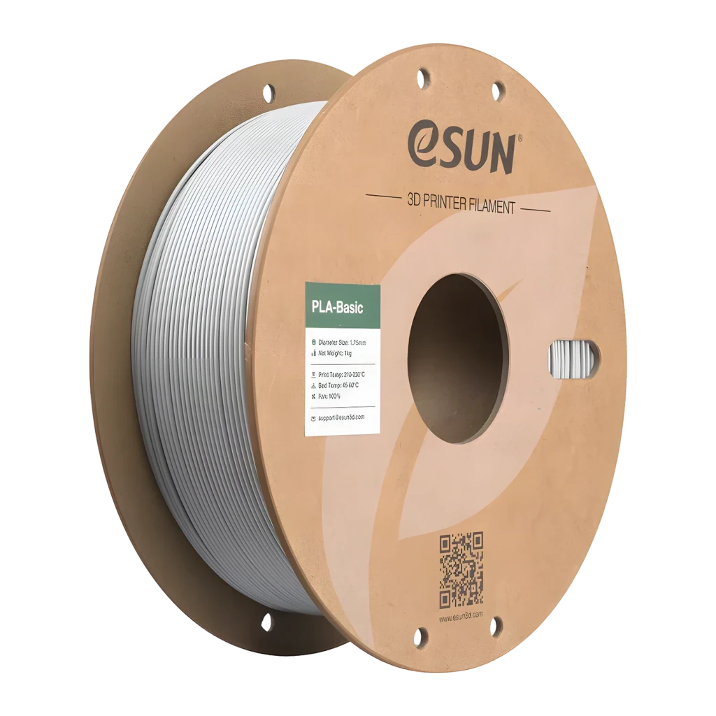 eSUN Filamento PLA Basic 1,75 mm Gris Concreto 1 kg - detalhe