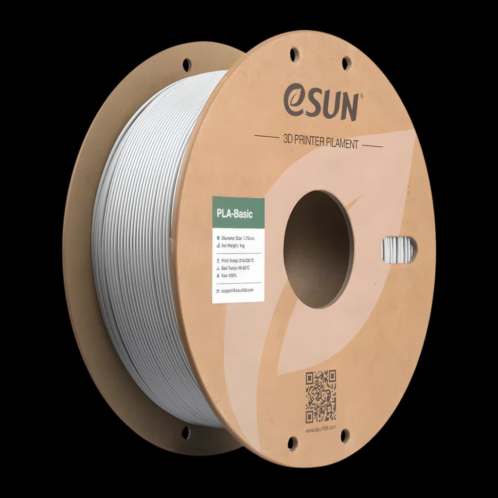 eSUN Filamento PLA Basic 1,75 mm Gris Concreto 1 kg - detalhe
