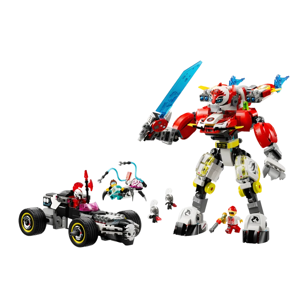 LEGO Set de construcción DREAMZzz 71497 Tiger-Mech de Cooper y Hot Rod de Zero - vista principal - Ítem1