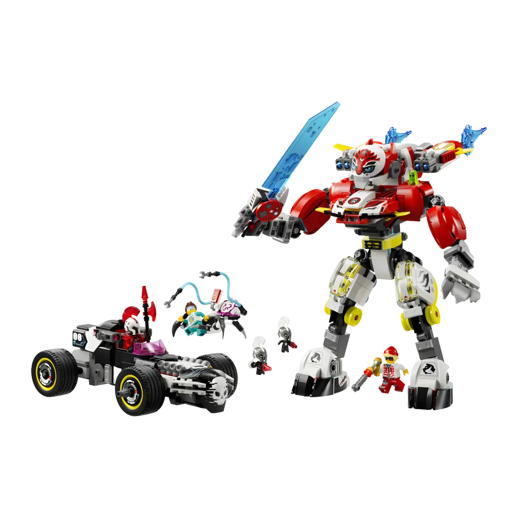 LEGO Set de construcción DREAMZzz 71497 Tiger-Mech de Cooper y Hot Rod de Zero - vista principal - Ítem2