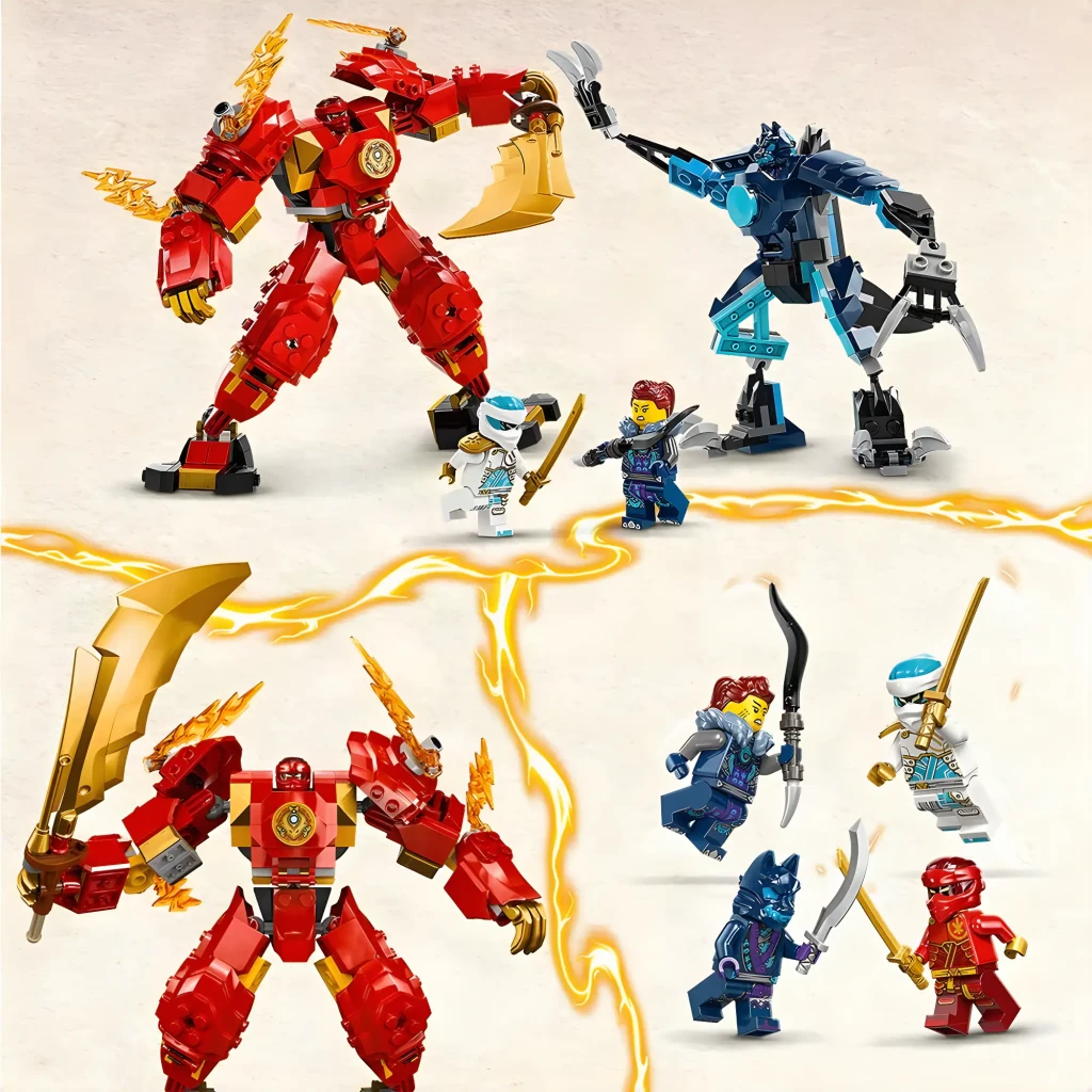 LEGO Ninjago 71808 Mech de Fuego de Kai rojo - vista principal - Ítem3