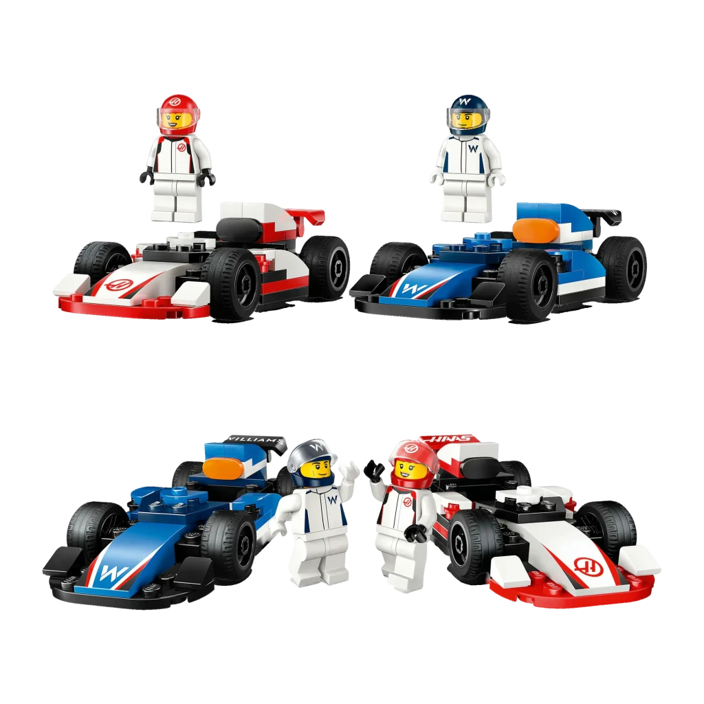 LEGO City 60464 F1 Williams Racing y Haas F1 Coches de Carreras multicolor - vista principal - Ítem3