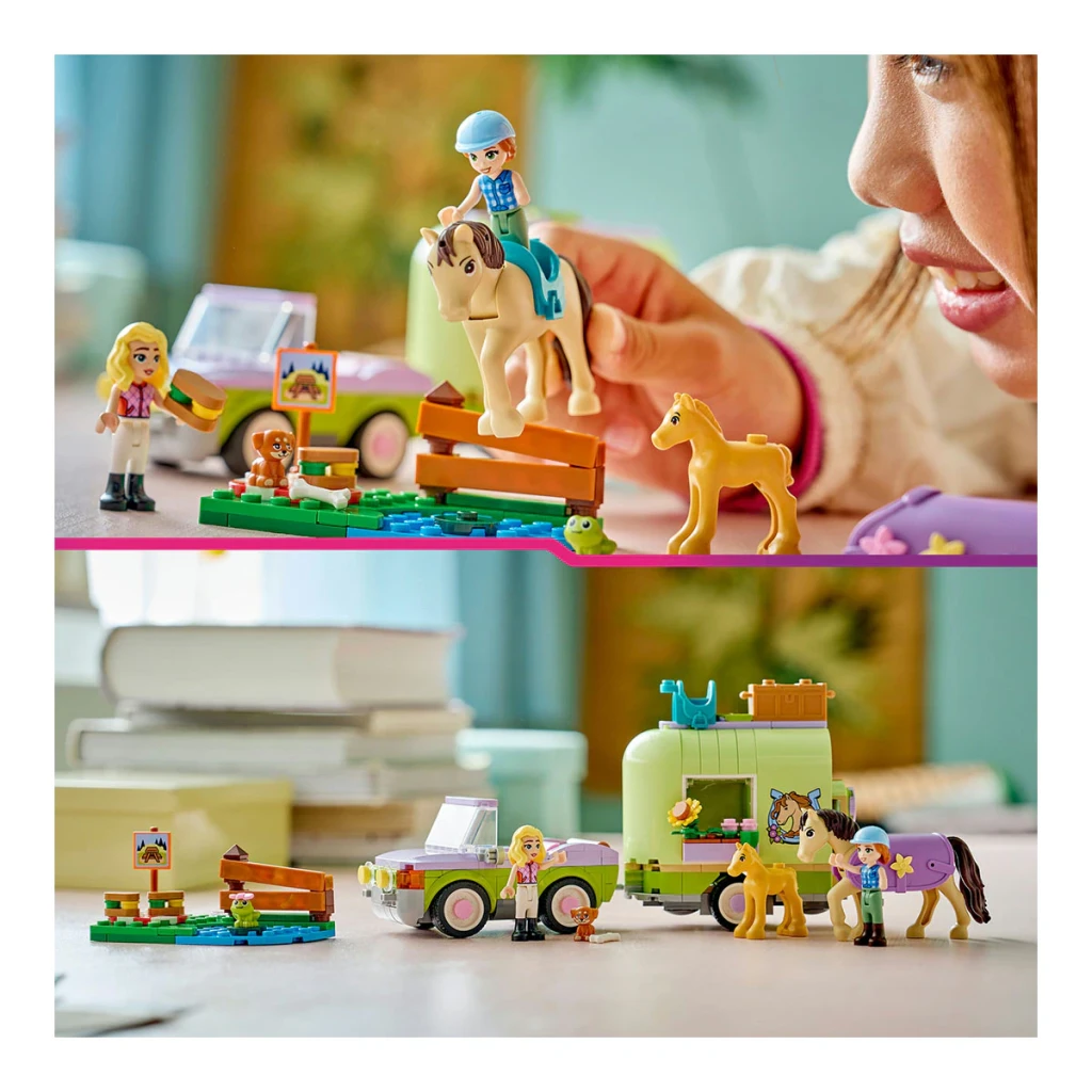 LEGO Set de Construcción Friends 42695 Caballo, Potro y Remolque - vista principal - Ítem2