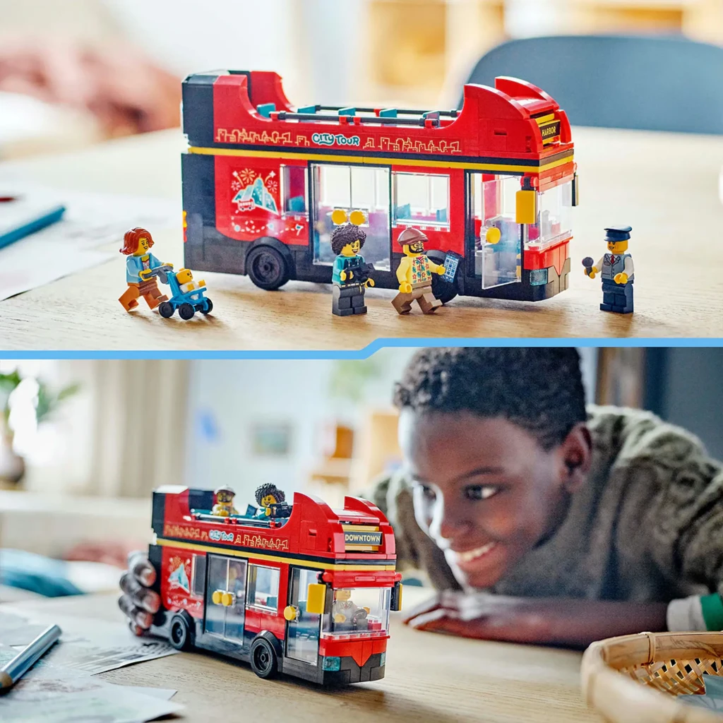 LEGO Juego de construcción City 60407 Autobús de dos pisos rojo - vista principal - Ítem4
