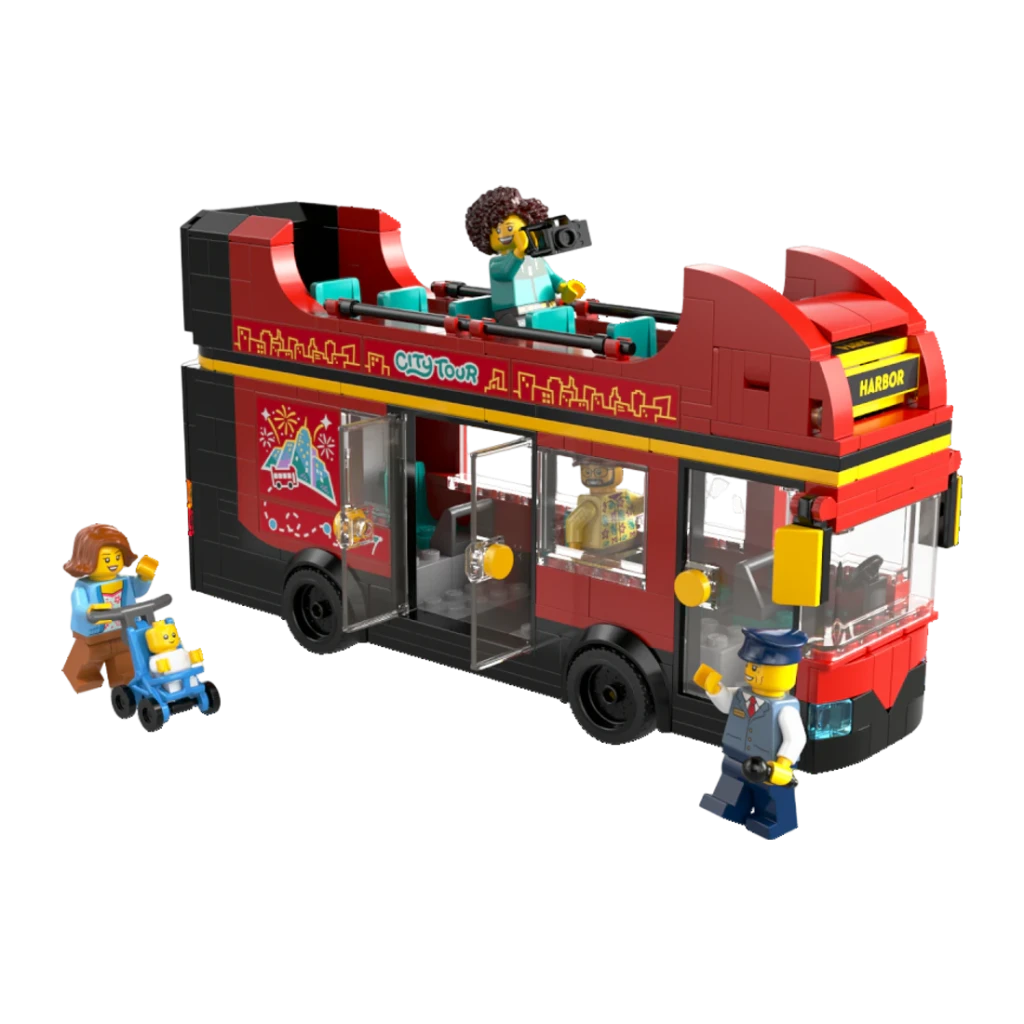 LEGO Juego de construcción City 60407 Autobús de dos pisos rojo - vista principal - Ítem2