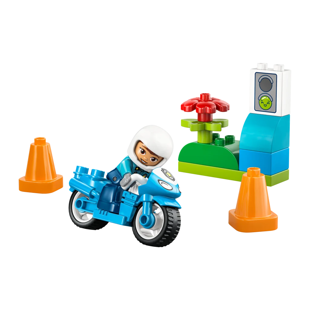 LEGO DUPLO Town Moto de Policía Azul 10471 - vista principal - Ítem1