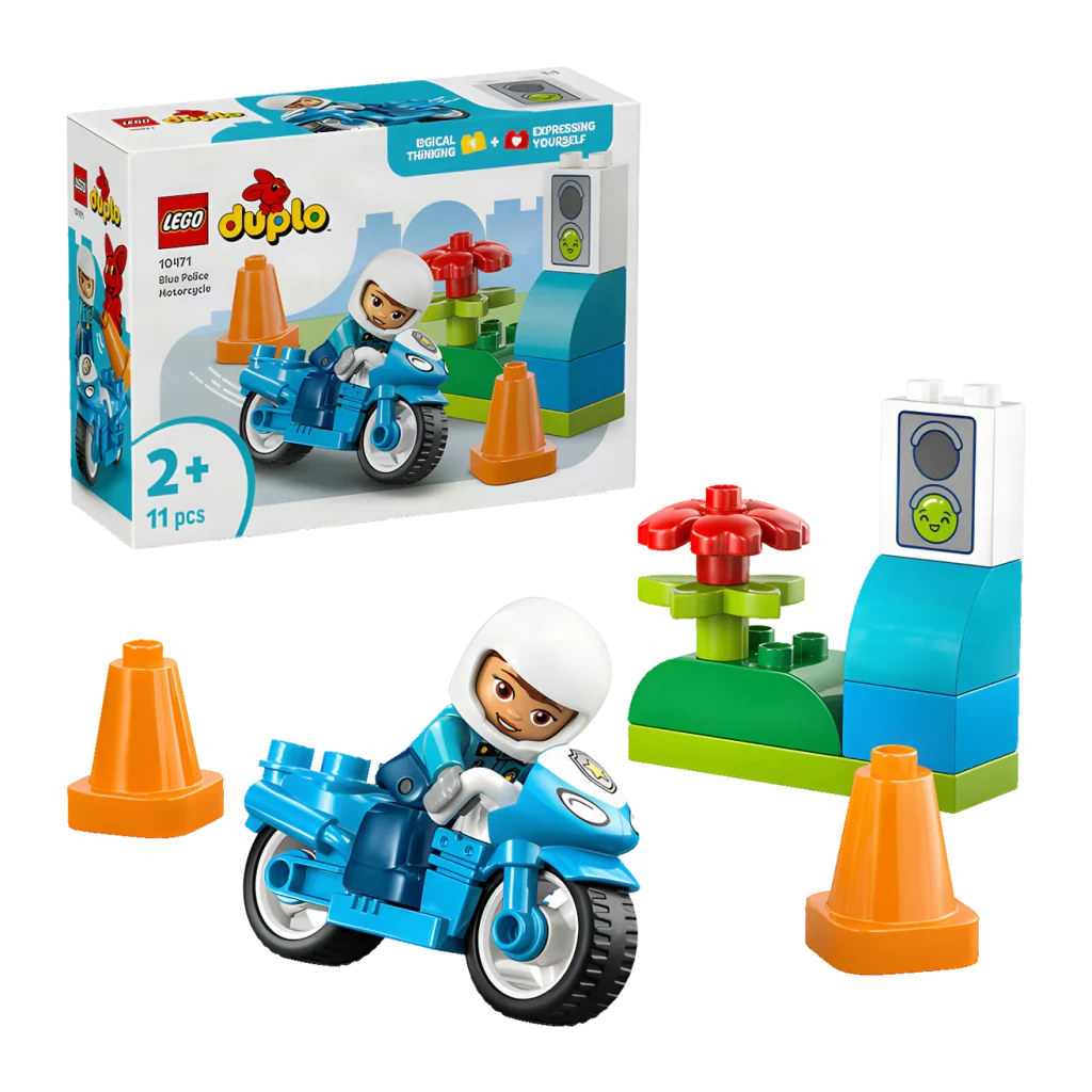 LEGO DUPLO Town Moto de Policía Azul 10471 - vista principal - Ítem2