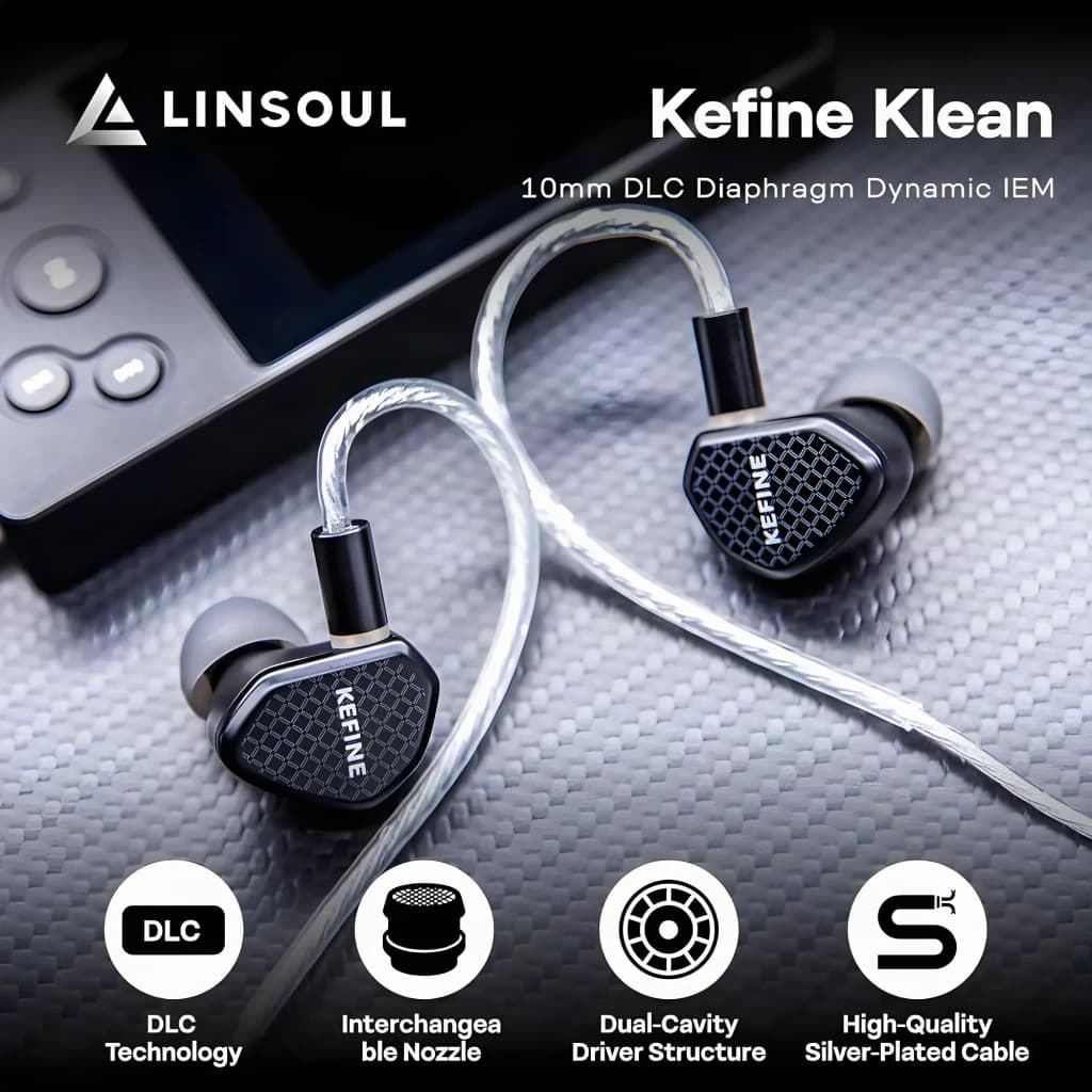 Moondrop Auriculares In-Ear DARK SABER 1DD+6BA Hi-Res - el cable incluye dos terminaciones intercambiables