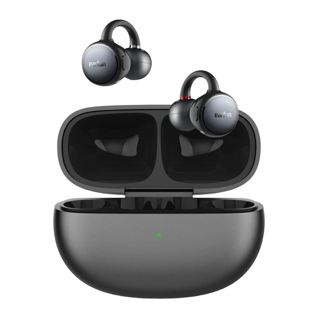 EarFun Clip Negro - tipo de diseño open-ear con clip