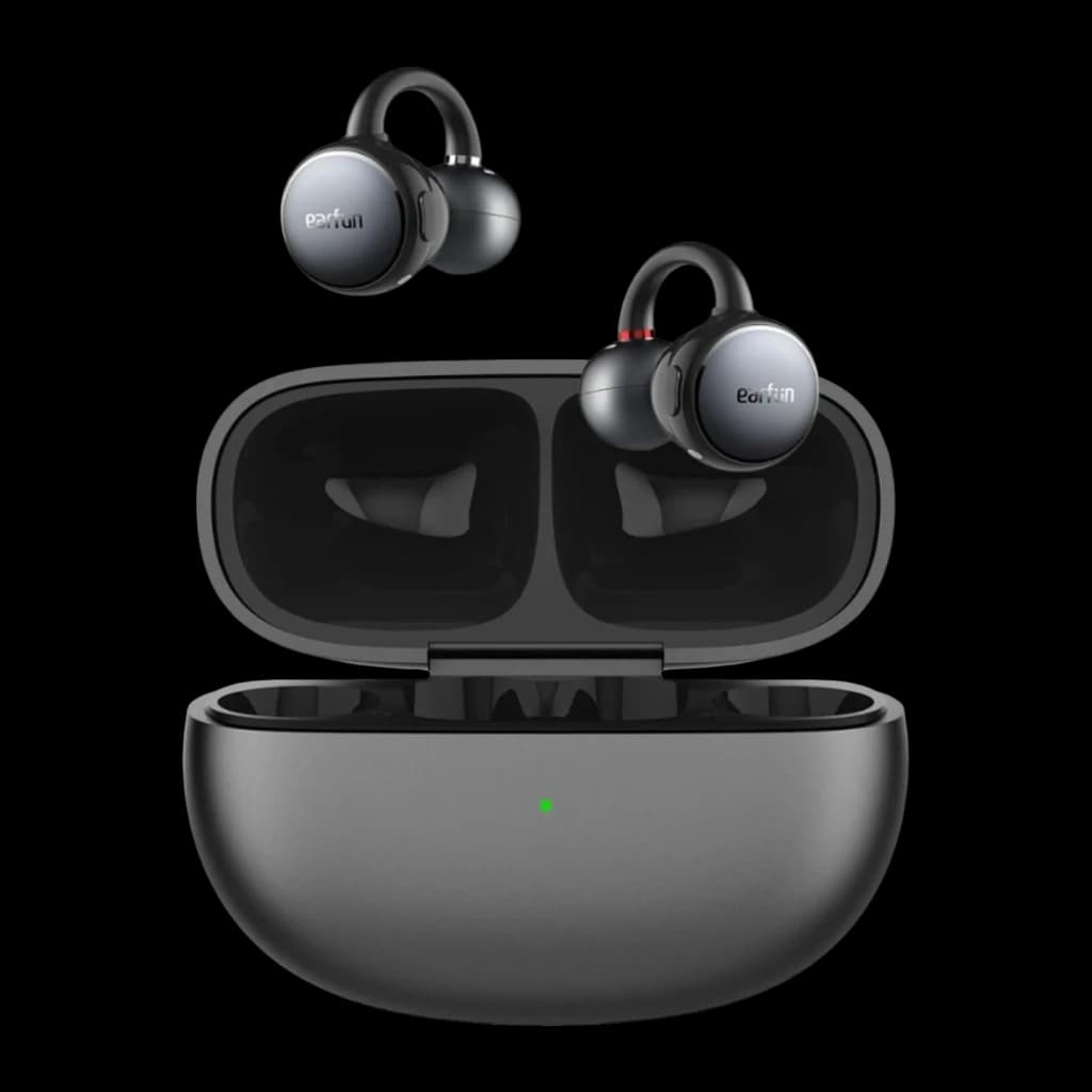 EarFun Clip Negro - tipo de diseño open-ear con clip