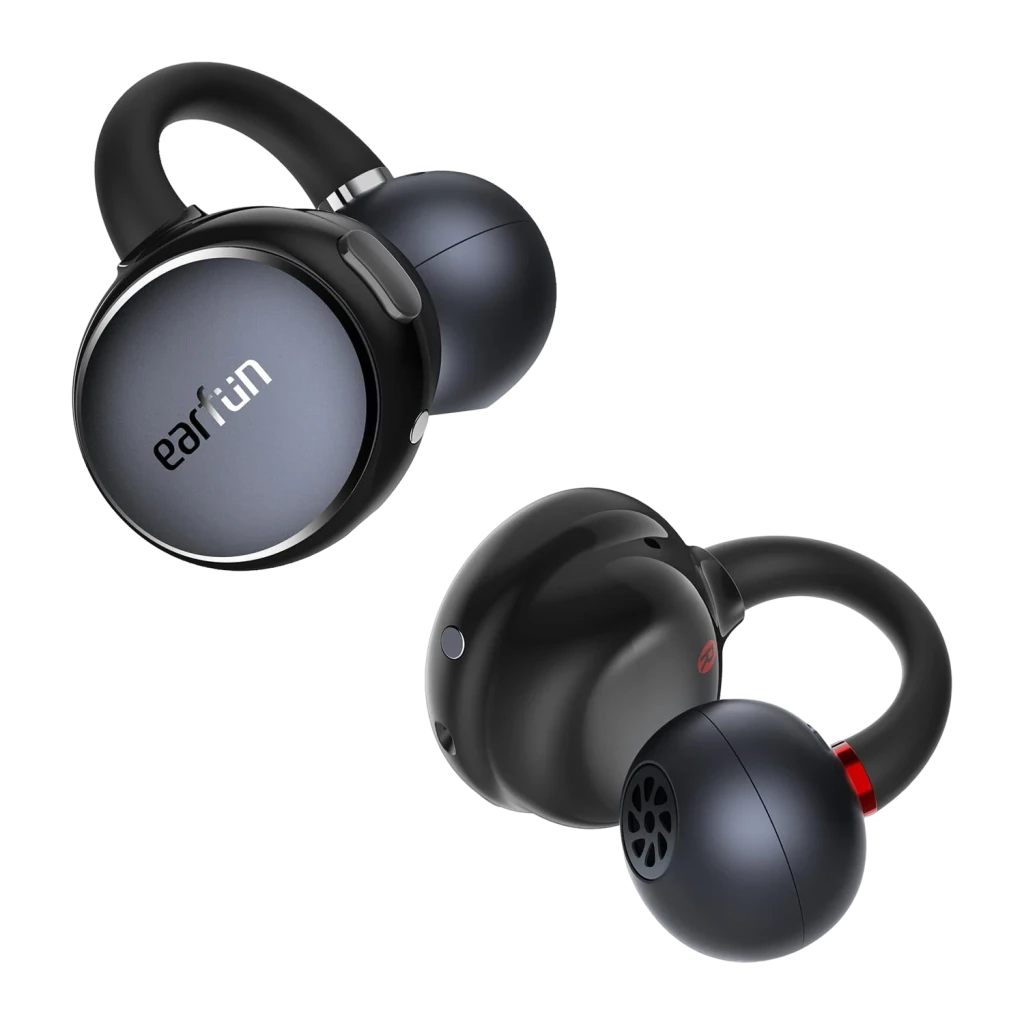 EarFun Clip Negro - la resistencia IP55 es solo del auricular, no del estuche de carga