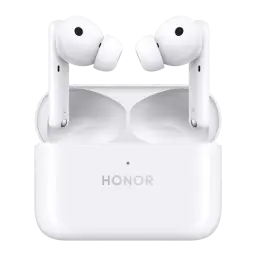Écouteurs Honor Choice Earbuds X7 Pro Réduction de Bruit In-Ear Bluetooth 5.4 Blanc, vue avant: deux écouteurs sortis
