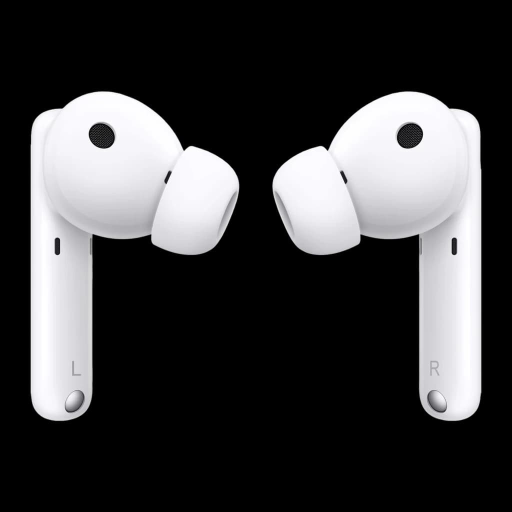 Écouteurs Honor Choice Earbuds X7 Pro Réduction de Bruit In-Ear Bluetooth 5.4 Blanc, vue avant: les deux écouteurs face à