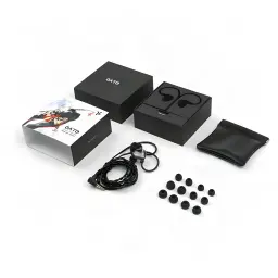 Auriculares iem Truthear Gate In-Ear Jack 3,5 mm 28Ω Negro - IEMs, cable trenzado, puntas silicona, bolsa y caja negra GATE