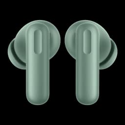 Écouteurs OnePlus Nord Buds 4 Réduction de Bruit TWS Bluetooth 6.1 Vert, vue avant: deux écouteurs verts avec rainure
