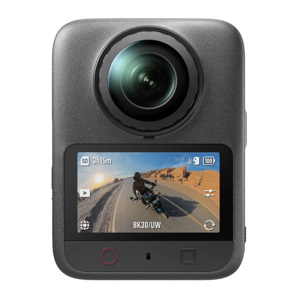 Caméra d'Action 360° DJI Osmo 360 II Standard Combo Noir 8K Ultra HD Étanche 10 m EIS, face avant: objectif grand-angle