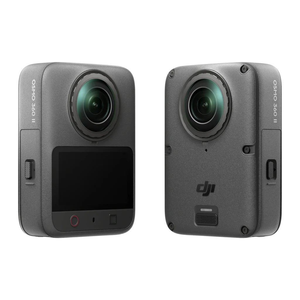 Caméra d'Action 360° DJI Osmo 360 II Standard Combo Noir 8K Ultra HD Étanche 10 m EIS, vues avant et arrière: écran tactile