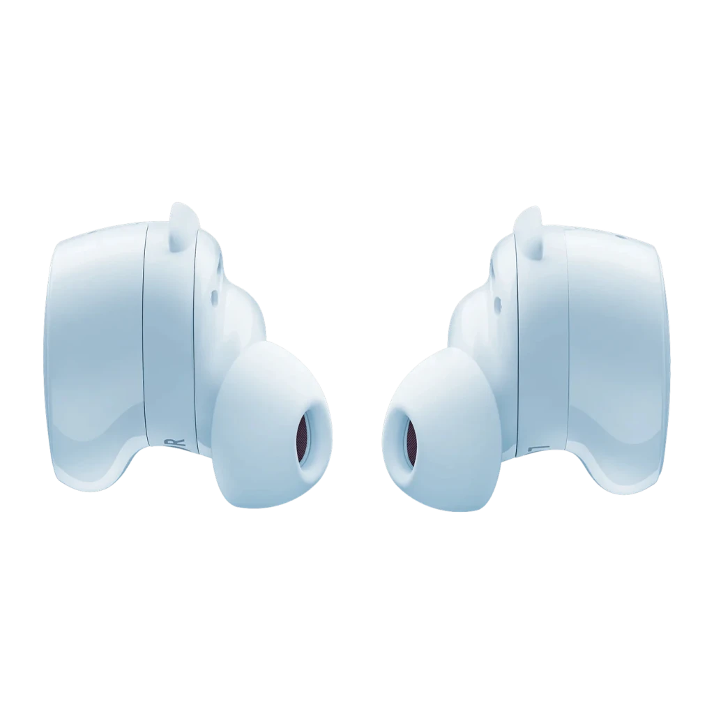 Écouteurs Bose QuietComfort Earbuds Réduction de Bruit TWS Bluetooth 5.3 Bleu Glacier Glace, vue latérale: deux écouteurs