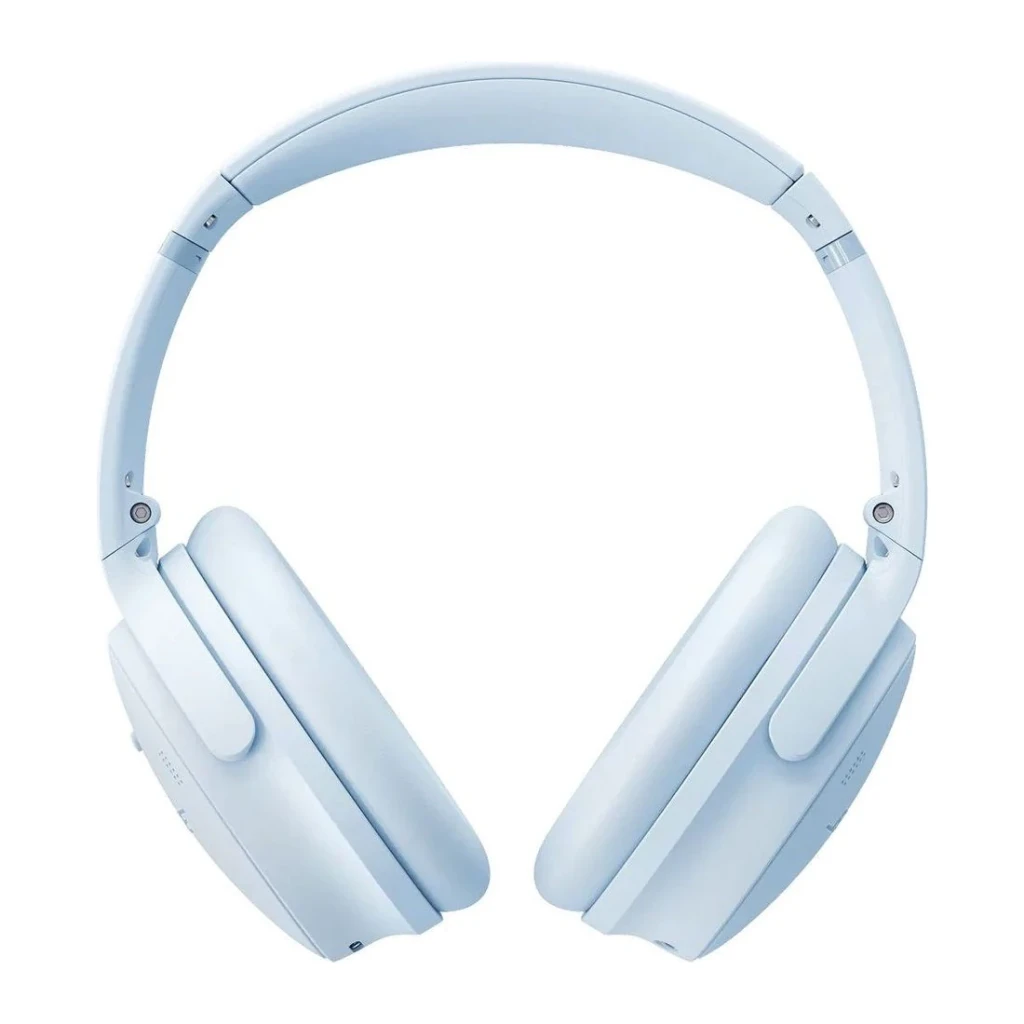Casque Bose QuietComfort Headphones Réduction de Bruit Active Arceau Bleu Glacier Glacé, face avant: coussinets et arceau