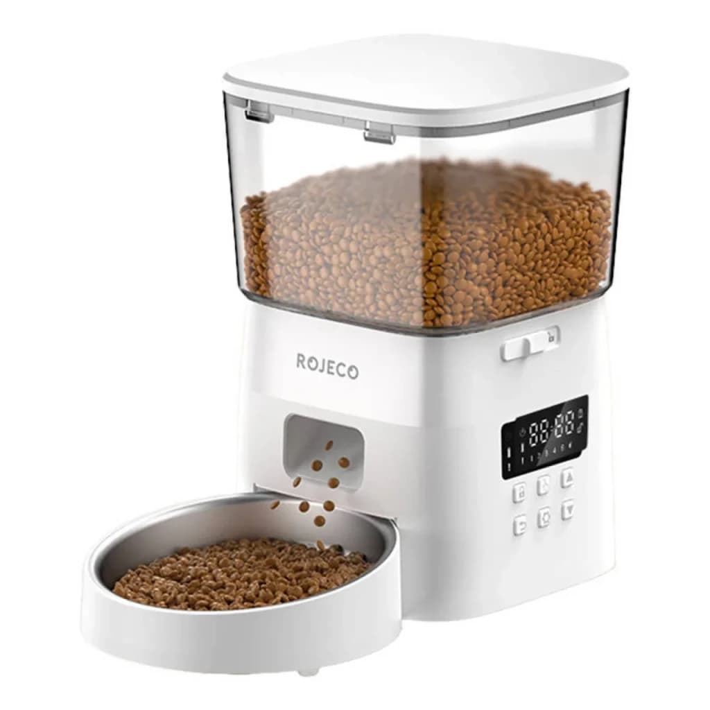 Rojeco 2L Automatic Cat Feeder Button Version - vue principale