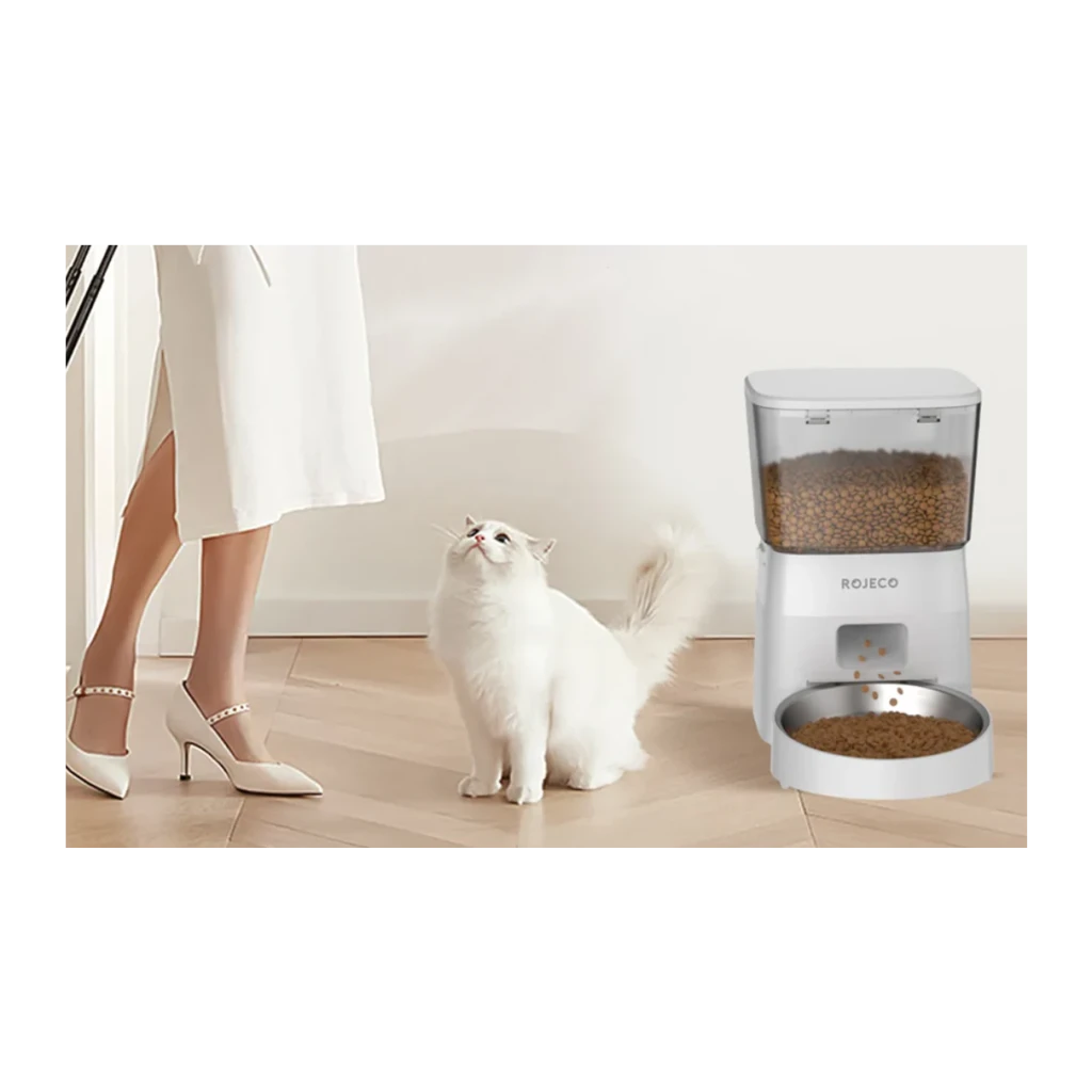 Rojeco 2L Automatic Cat Feeder Button Version - détail 4