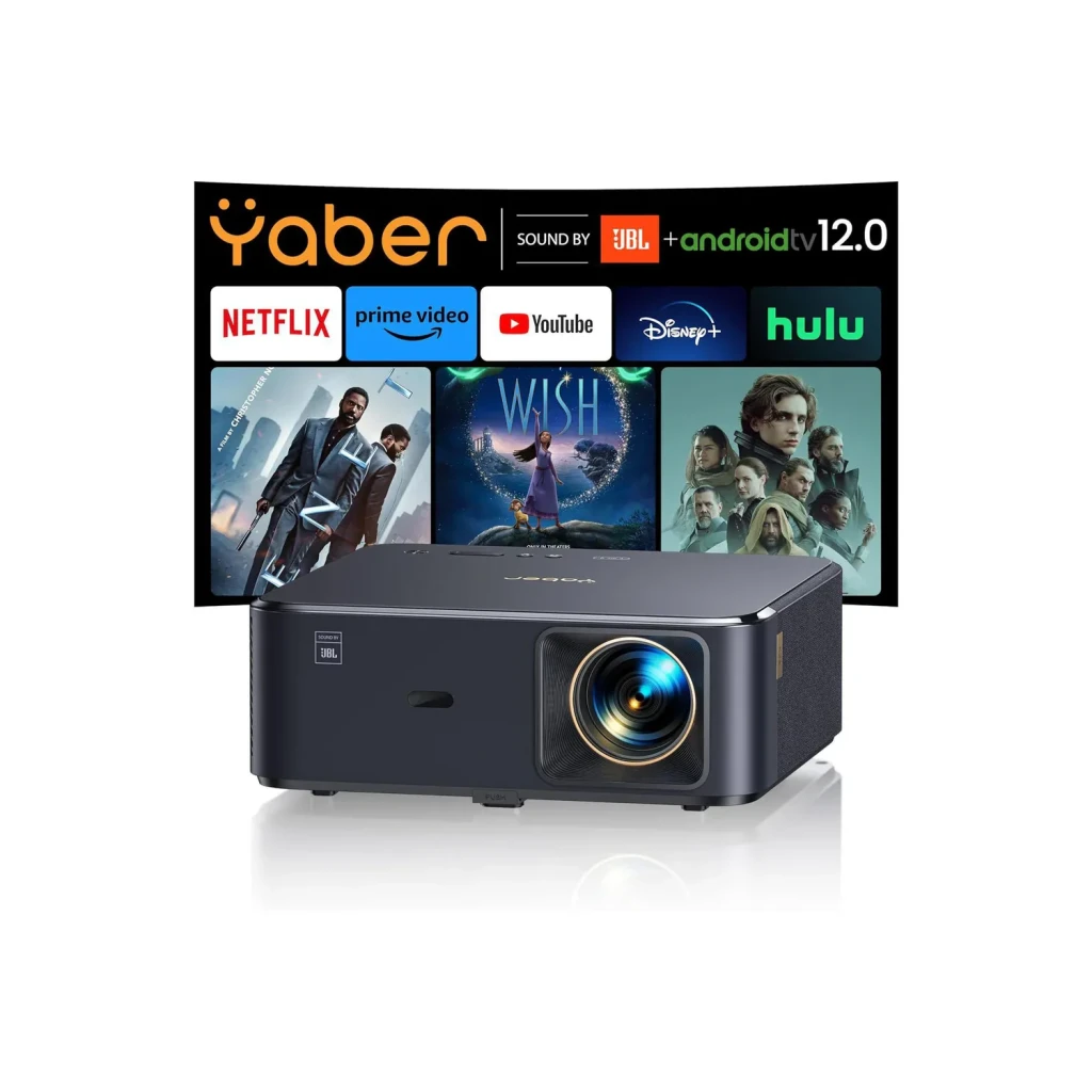 Yaber Proyector K2s Pro LCD Full HD 1080p con altavoces JBL y subwoofer Negro - detalhe 6