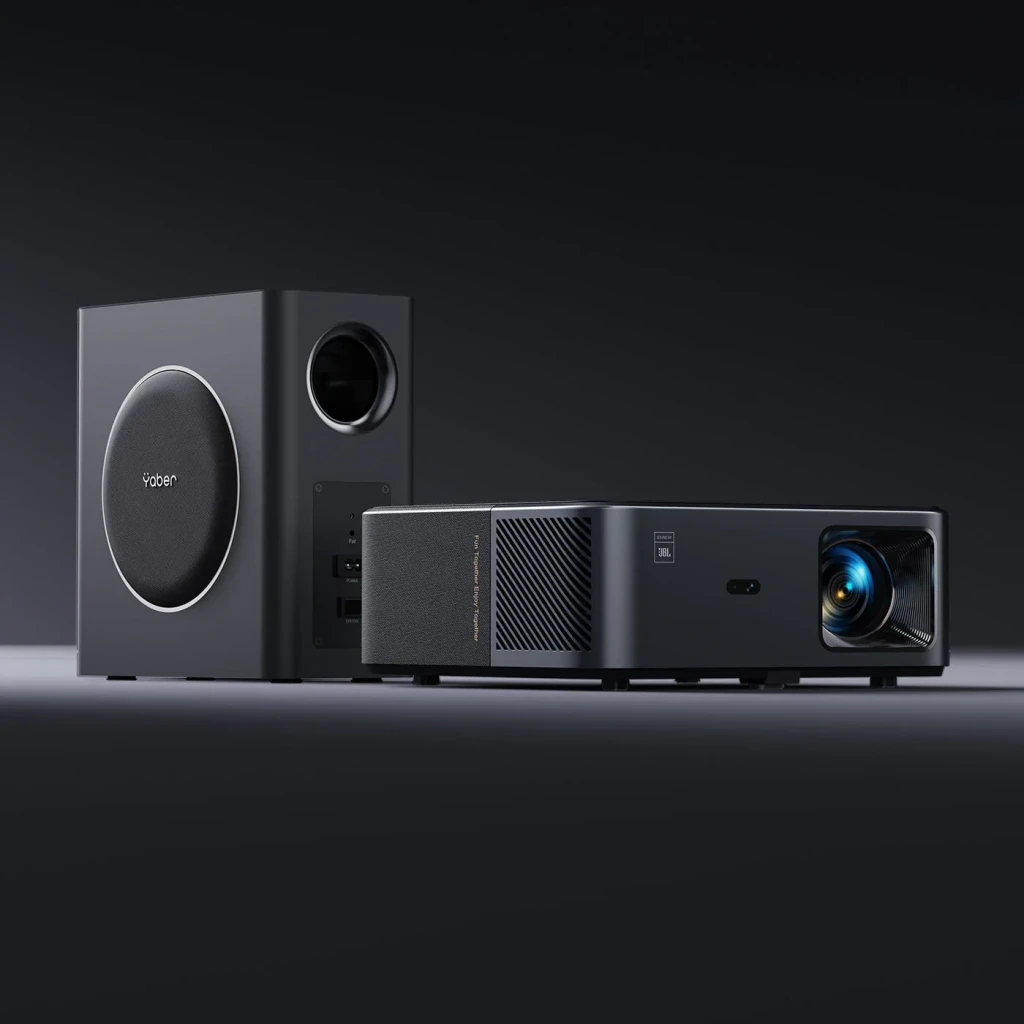 Yaber Proyector K2s Pro LCD Full HD 1080p con altavoces JBL y subwoofer Negro - detalhe 8