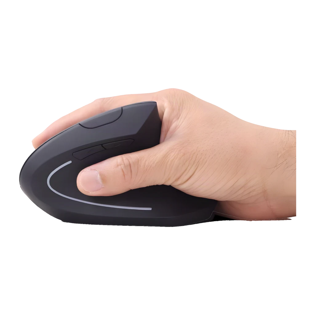 Gembird musw ergo 0 raton ergonomico inalambrico 1600dpi noir - vue 3