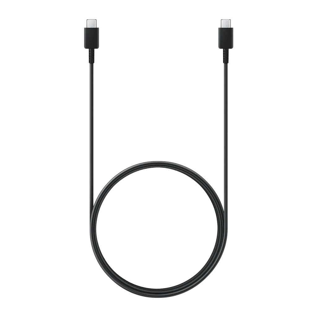 Cable USB Samsung USB-C a USB-C de 1,8m con carga de 60W en color negro