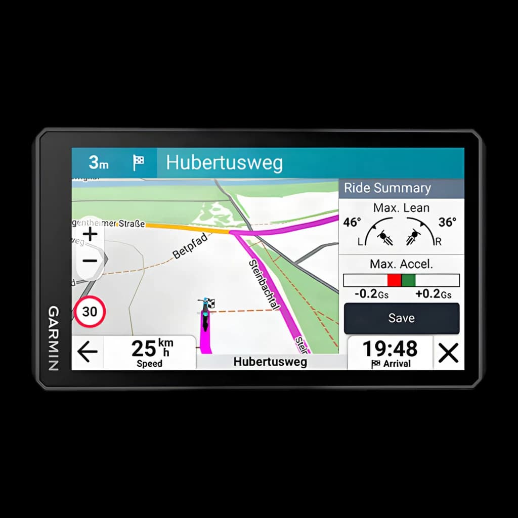 Navigateur GPS Garmin zūmo XT3 6 pouces Noir Batterie Li-Ion, écran: carte de navigation avec résumé de trajet et angle