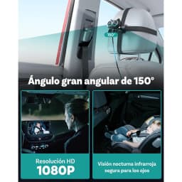 Ottocast Cabin Care iPhone, características: grande angular 150°, resolução 1080P e visão noturna infravermelha