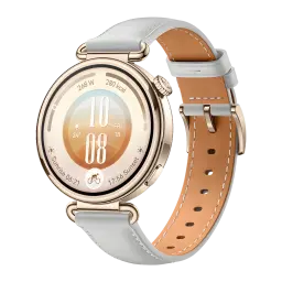 Huawei Watch GT 7 41mm Cinzento NFC Bateria 14 Dias Chamadas Bluetooth, frontal: caixa dourada com bracelete cinzenta