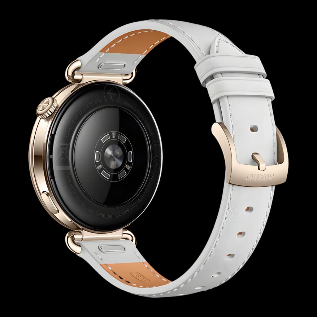 Huawei Watch GT 7 41mm Cinzento NFC Bateria 14 Dias Chamadas Bluetooth, traseira: sensor de saúde, caixa dourada e bracelete