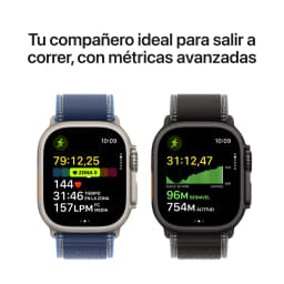Apple Watch Ultra 3 GPS + Cellular 49 mm titanio natural - peso = 61,6 g con caja de 49 mm | es un reloj grande