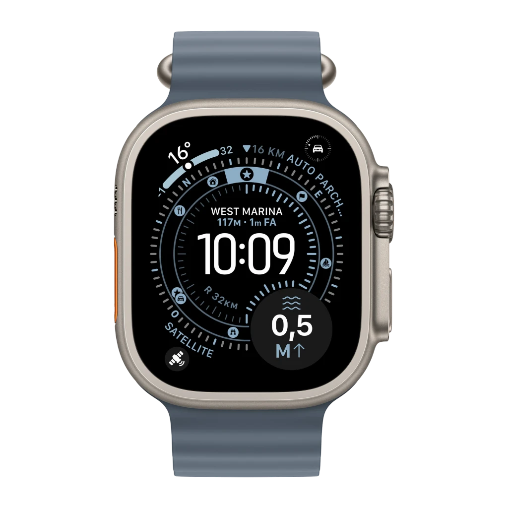 Apple Watch Ultra 3 GPS + Cellular 49 mm titanio natural - resistencia al agua = 100 m / 10 ATM + certificación