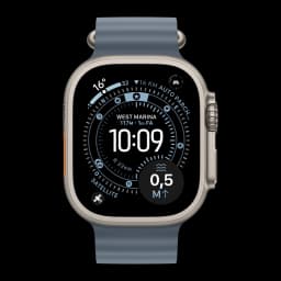 Apple Watch Ultra 3 GPS + Cellular 49 mm titanio natural - resistencia al agua = 100 m / 10 ATM + certificación